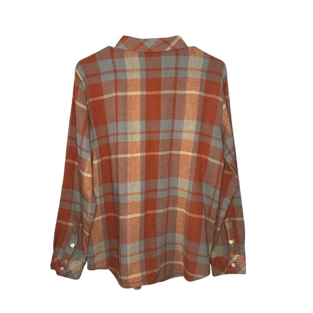 Sanctuary Plaid Buttondown Shirt Size Medium - Picture 2 of 11